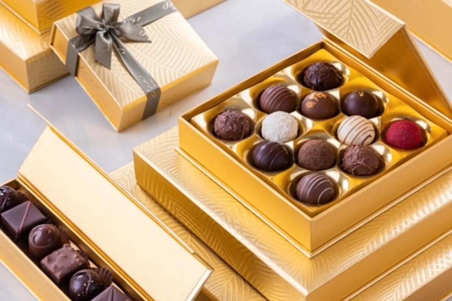 Golden Palm Gift Set Truffles - Medium