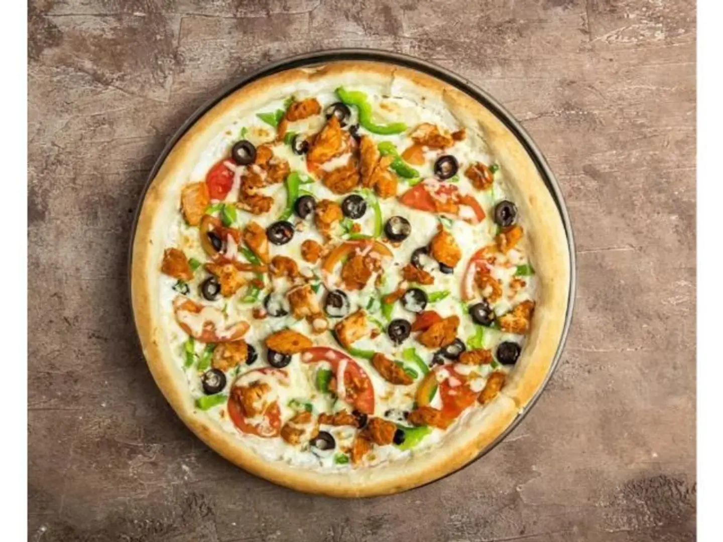 بيتزا دجاج - صغير