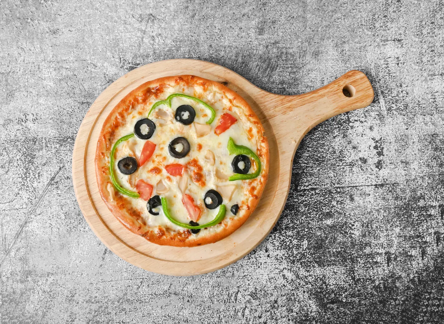 بيتزا خضار - صغير