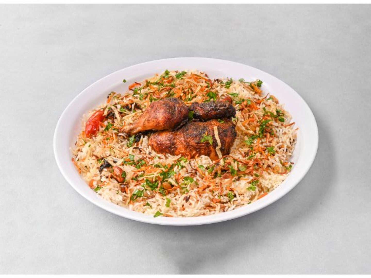 دجاج شواية مع الأرز - ربع دجاجة