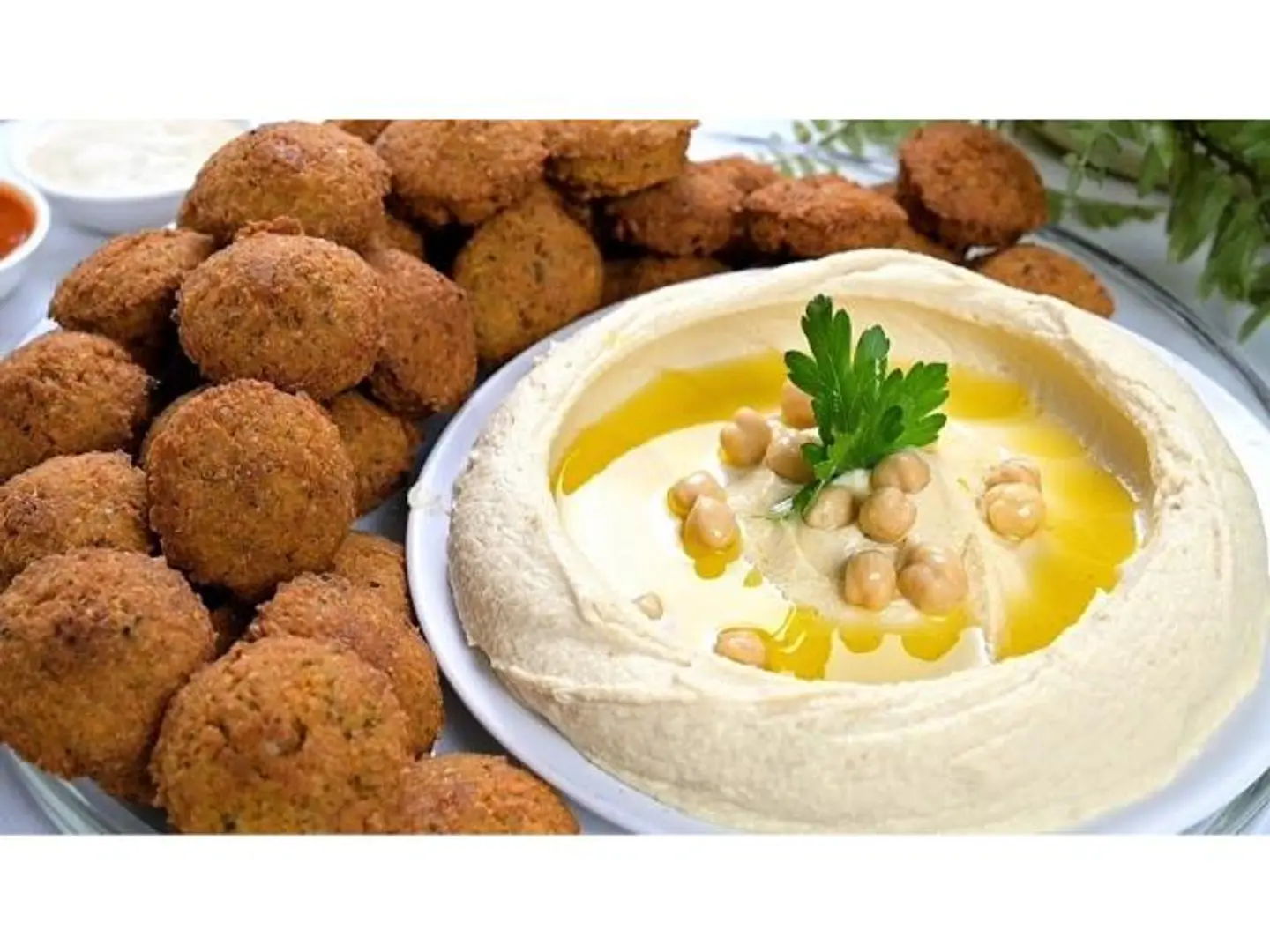 Falafel Plate With Hummus - Small
