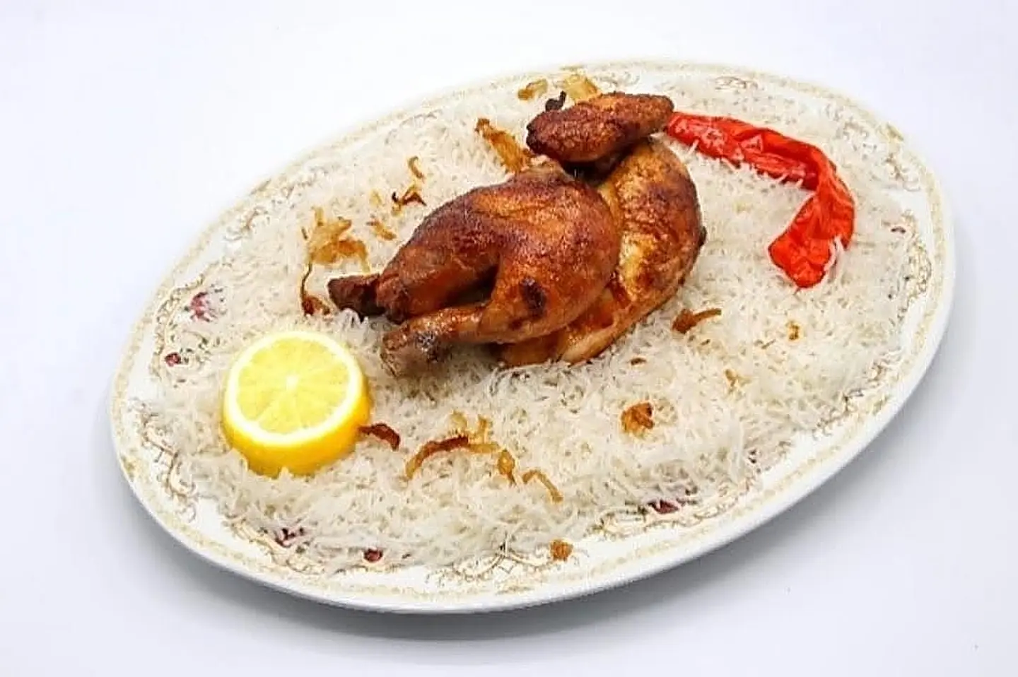 Grilled Chicken Peshawari Rice - Quarter Of A Chicken