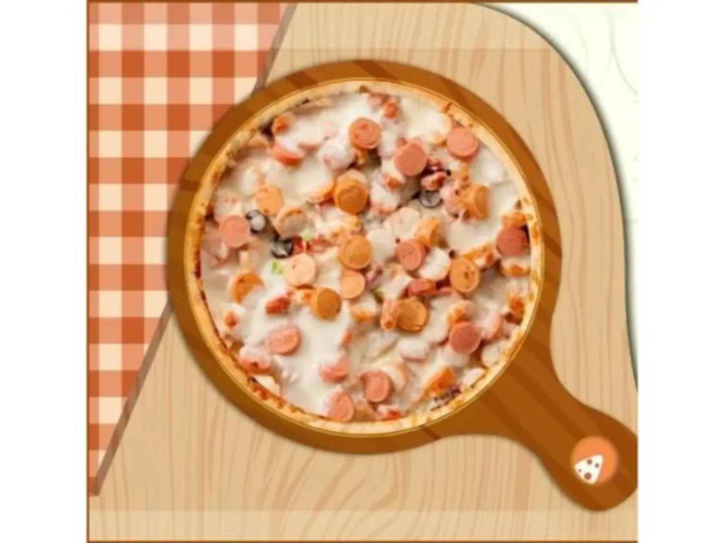 Chicken Sausage Pizza - Small