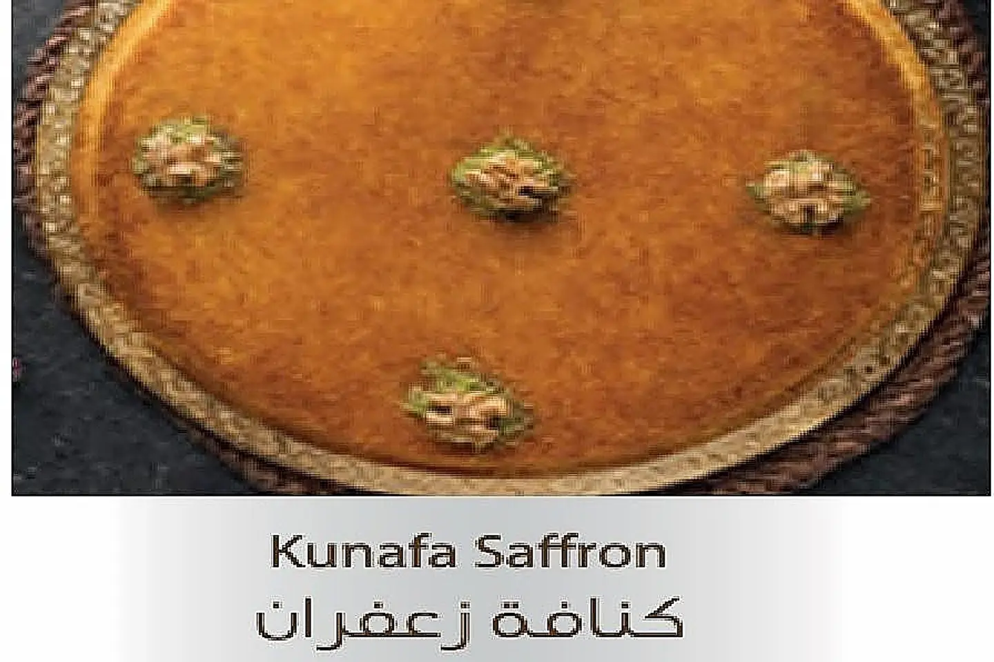 Saffron Kunafah - Mini