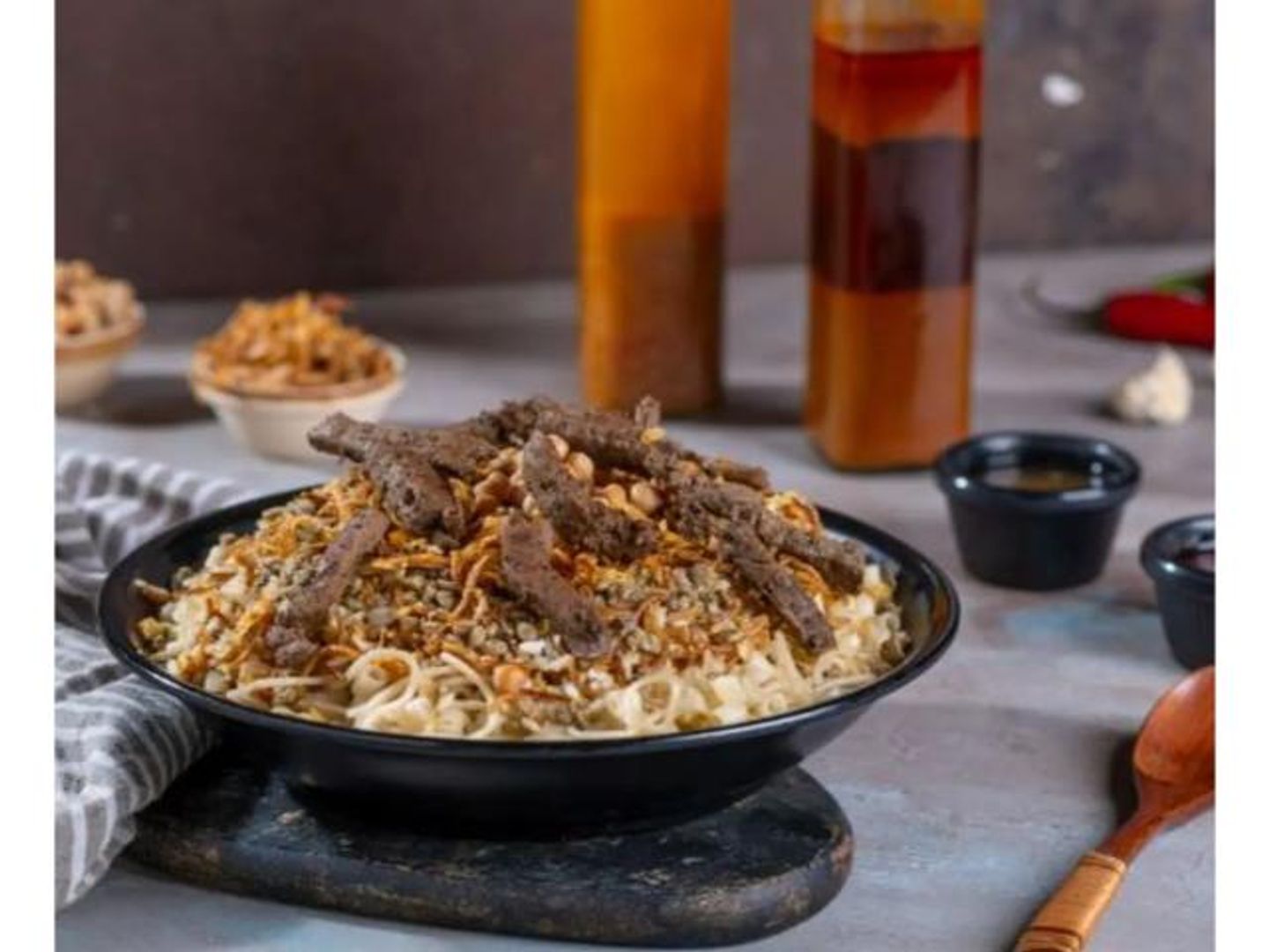Koshari With Liver - Small