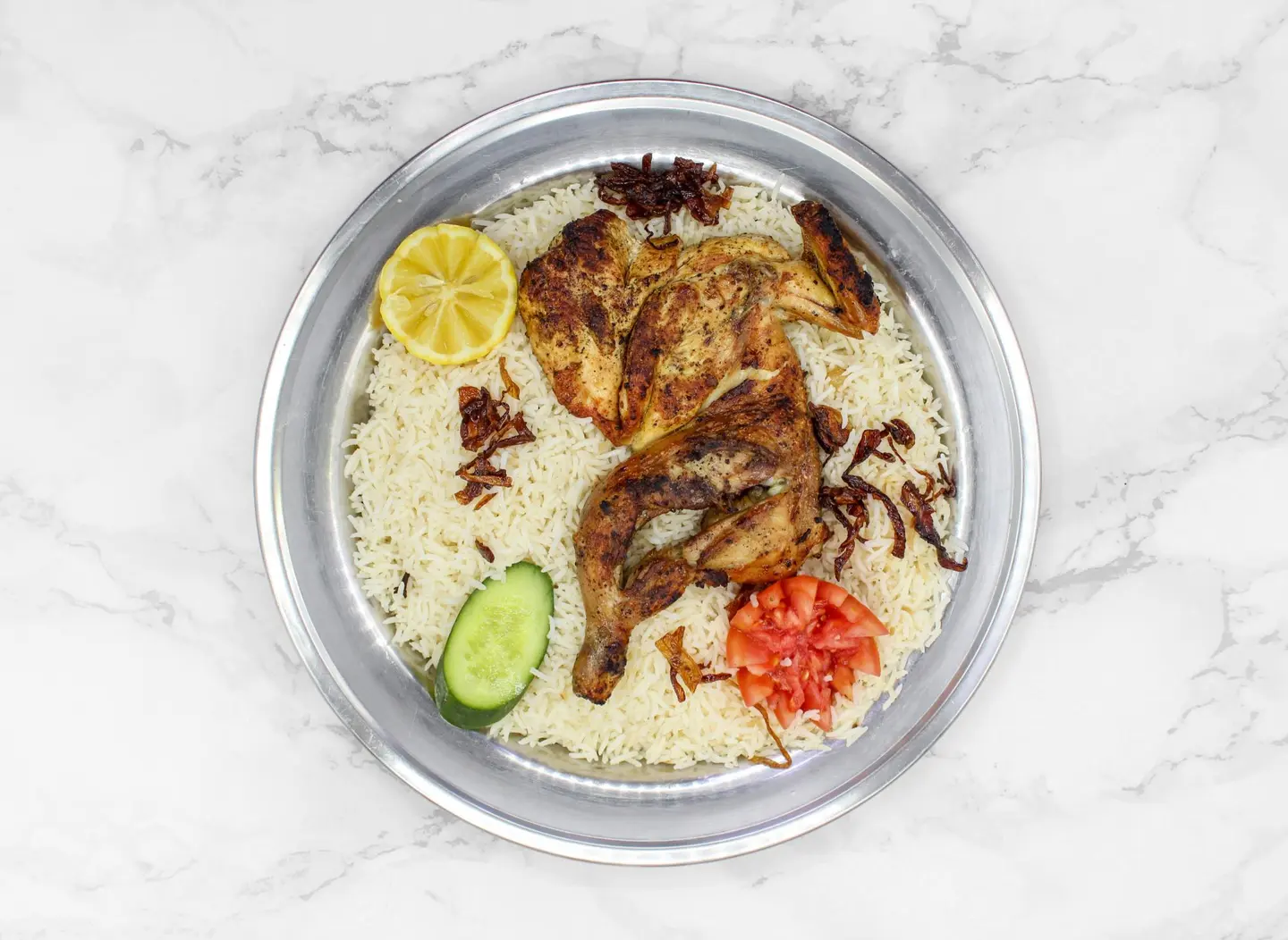 دجاج مظبي - نص حبة دجاج