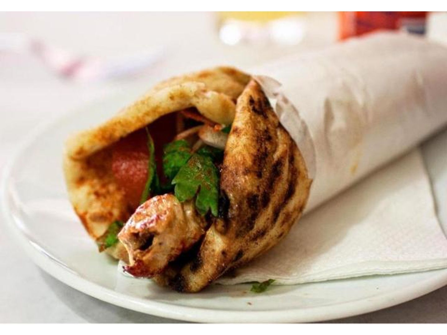 ساندوتش كباب دجاج حمص - صغير