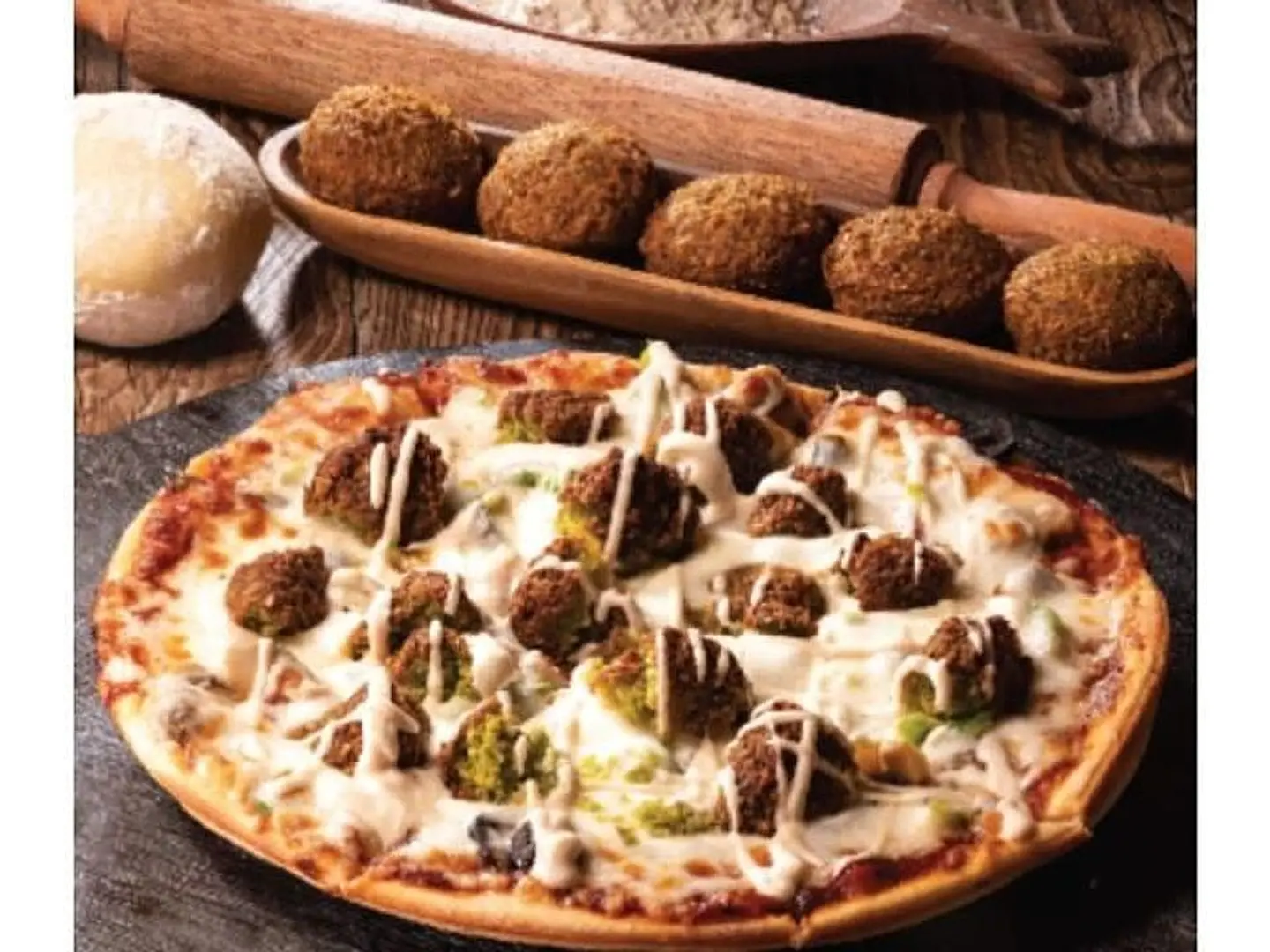 Falafel Pizza - Small