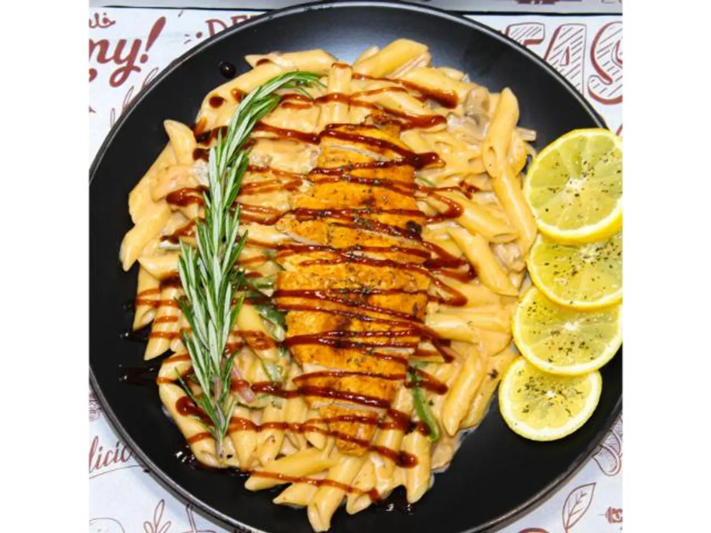 باستا دجاج باربكيو - صغير