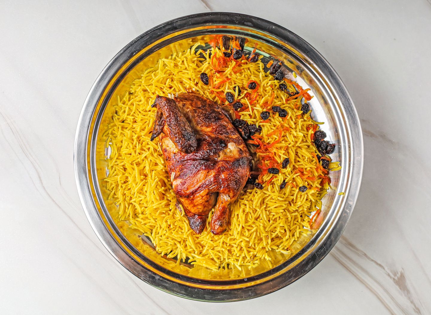 نصف دجاج شواية - سادة