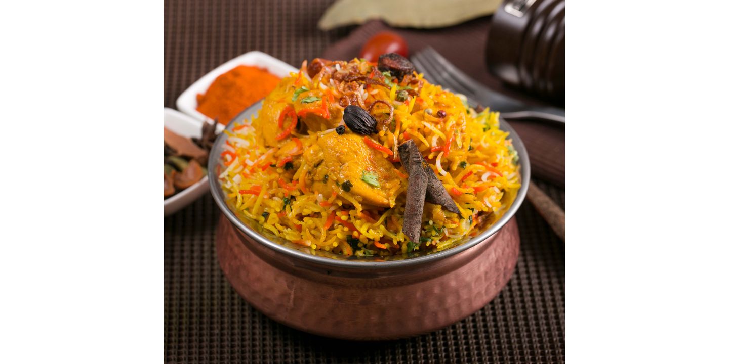 برياني دجاج - نص دجاجة