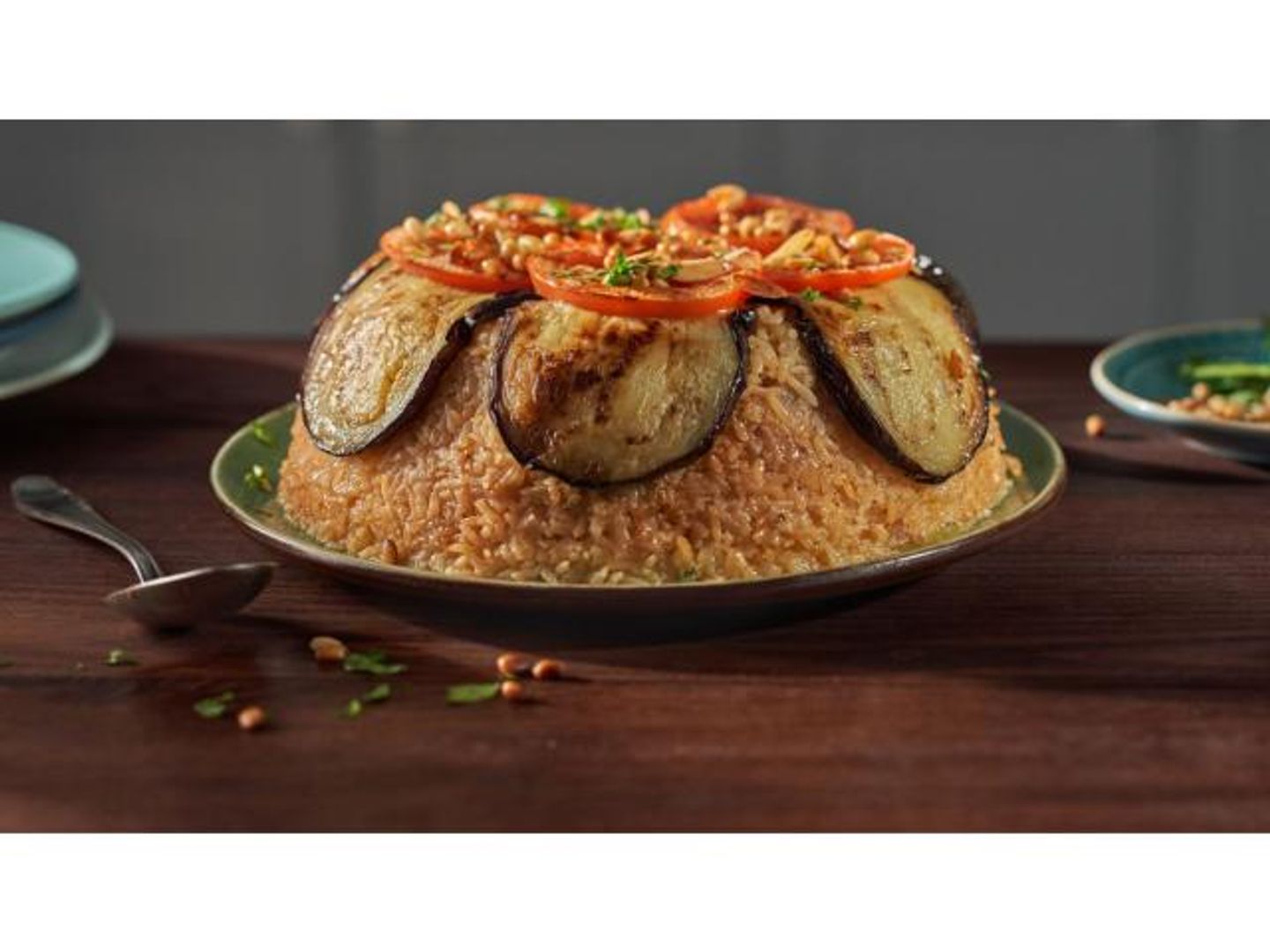 دجاج مقلوبة - نص دجاج مع الارز