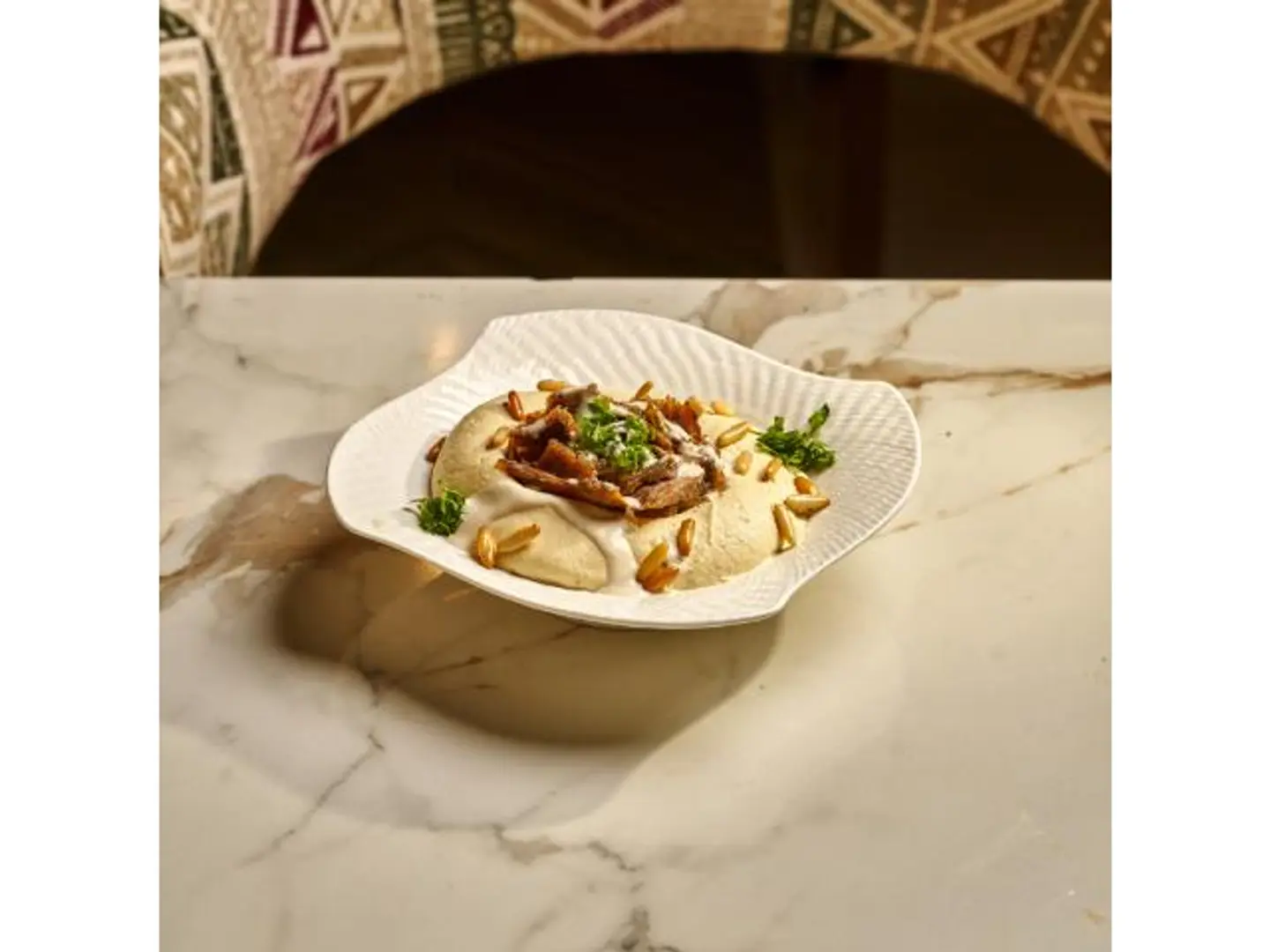 Hummus With Shawarma - 200g Small