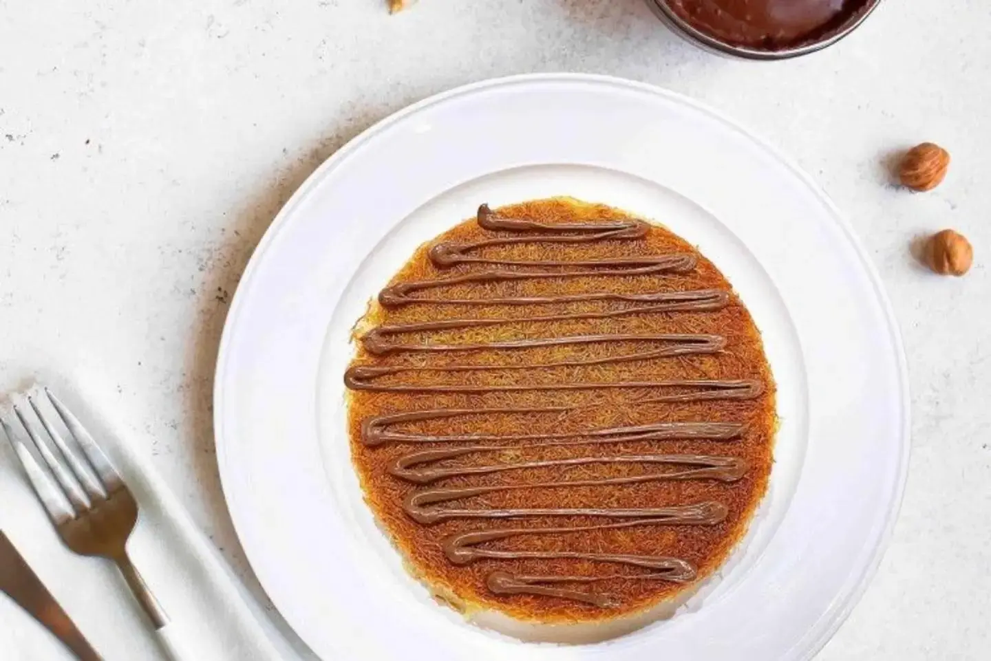 Kunafa With Nutella - 1.5 Kg