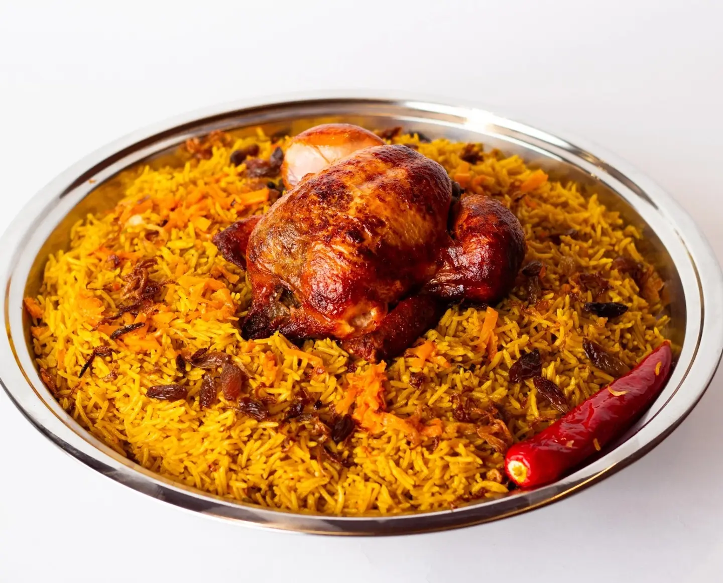 دجاج شواية مع الأرز - نصف