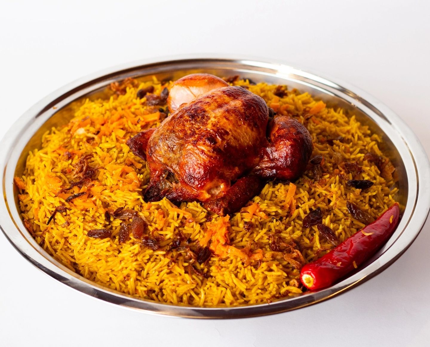 دجاج شواية مع الأرز - نصف