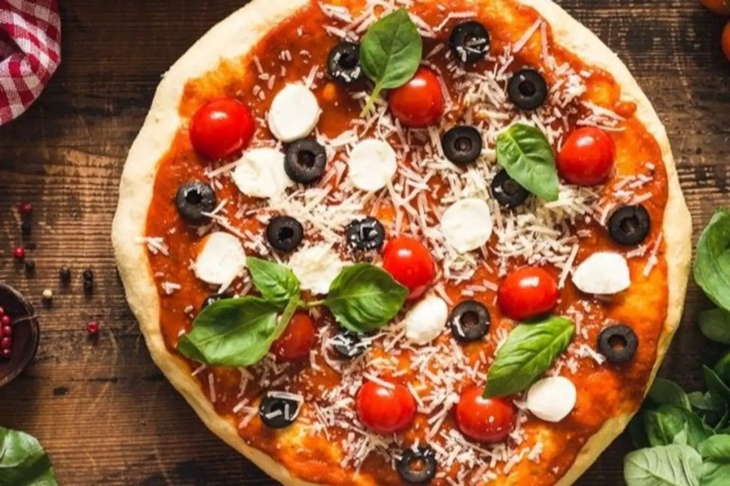 بيتزاء خضار - كبير