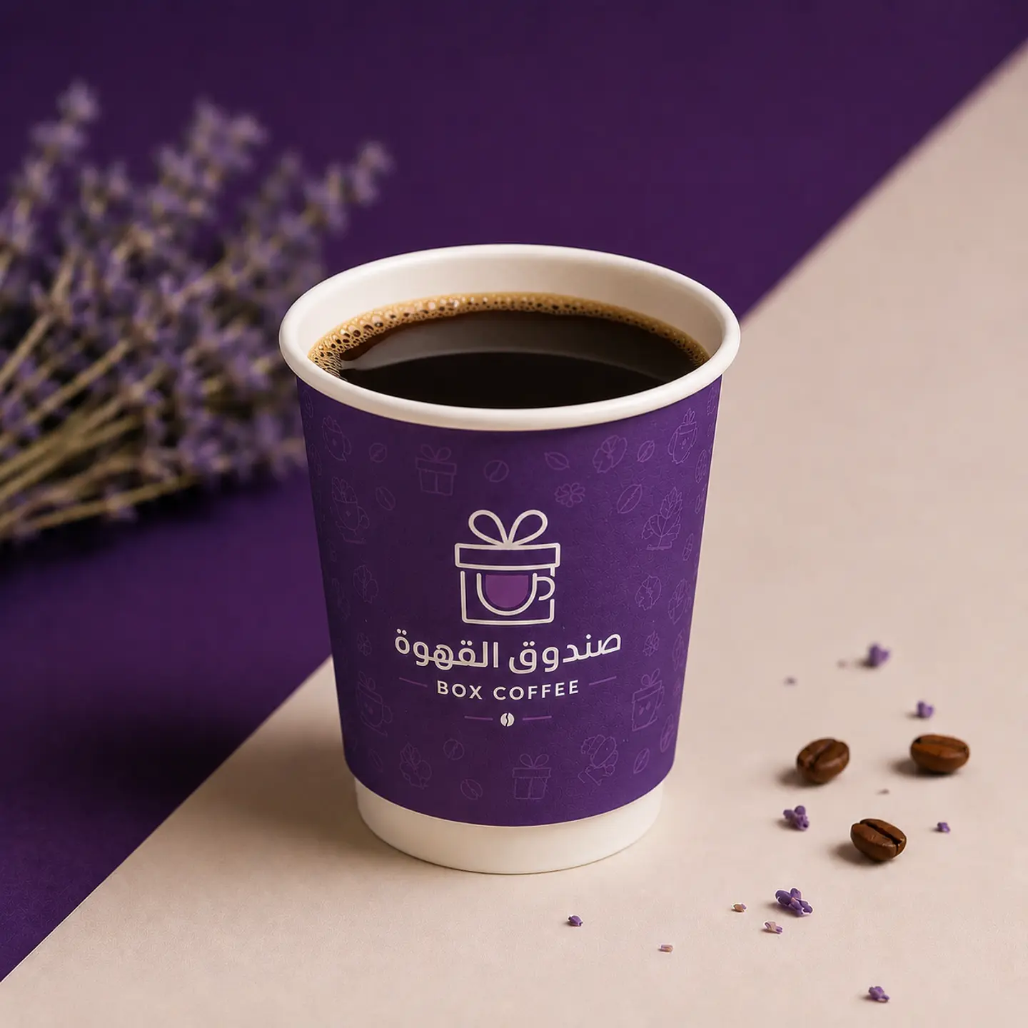 قهوة في 60 حار - صغير