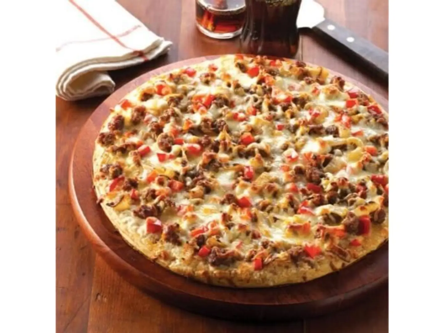 بيتزا ستيك لحم - وسط