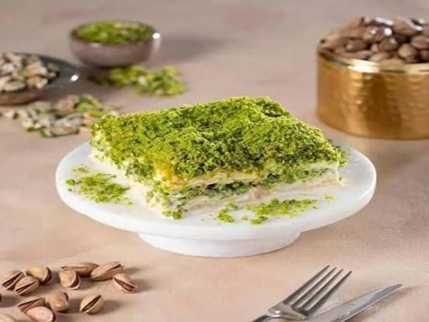 بقلاوة حليب شوكلاتة بلجيكي ابيض - 1 كيلو