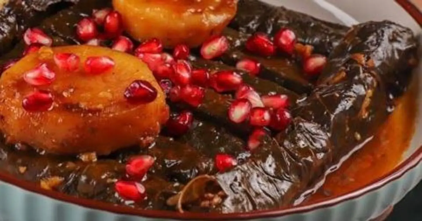 ورق عنب دبس الرمان - وسط