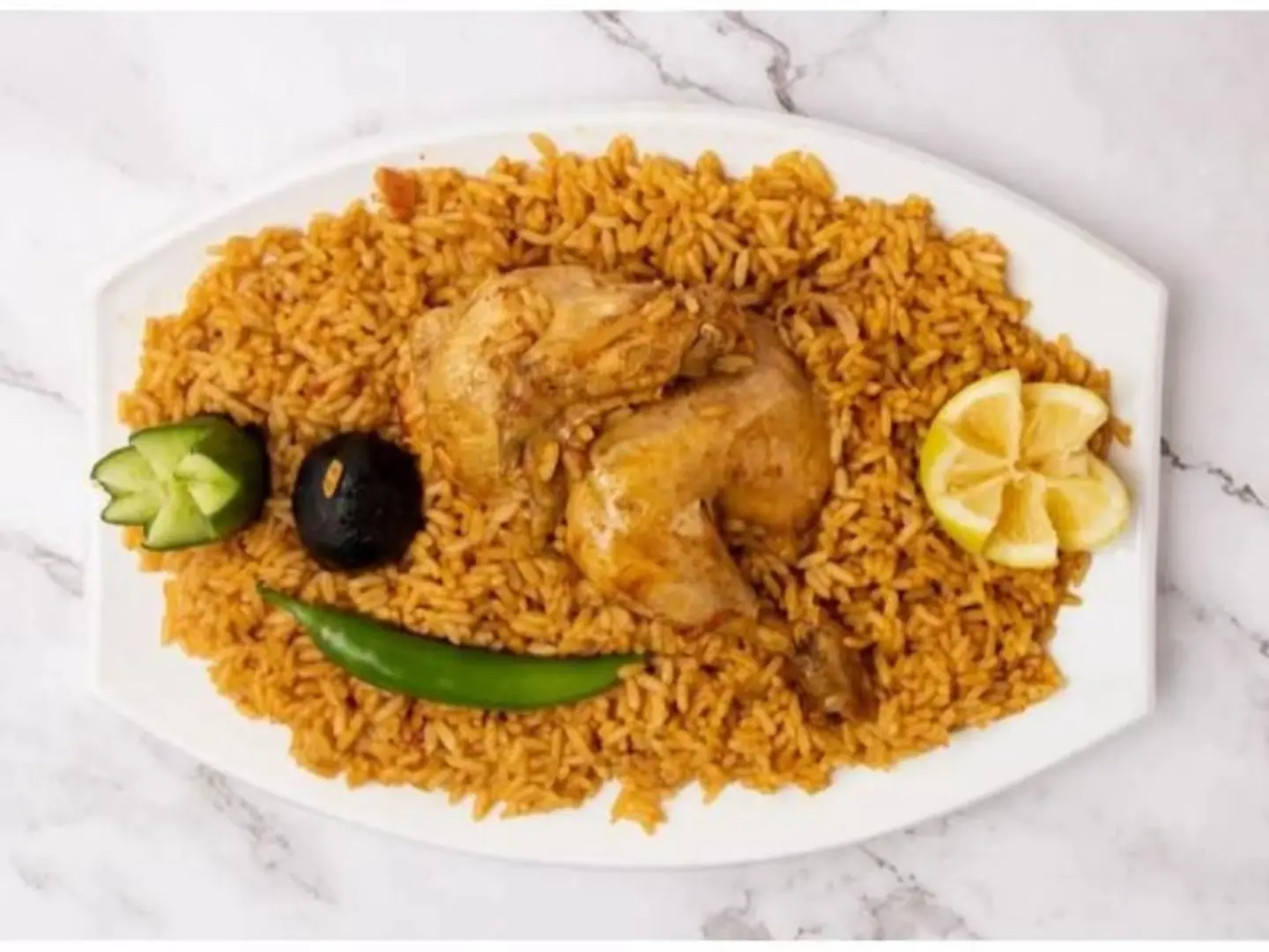 دجاج مضغوط ابو دمعة - نص حبة دجاج