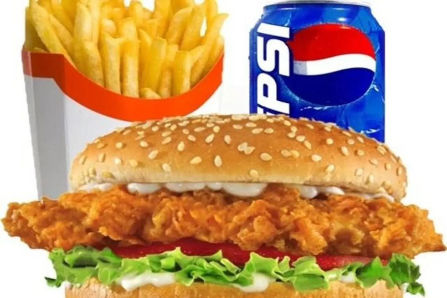 Chicken Burger Meal - Regular