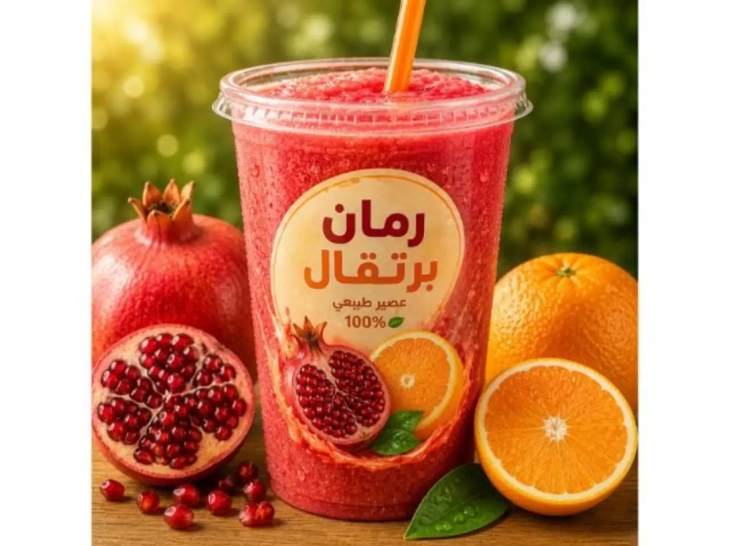 Pomegranate And Orange - Small