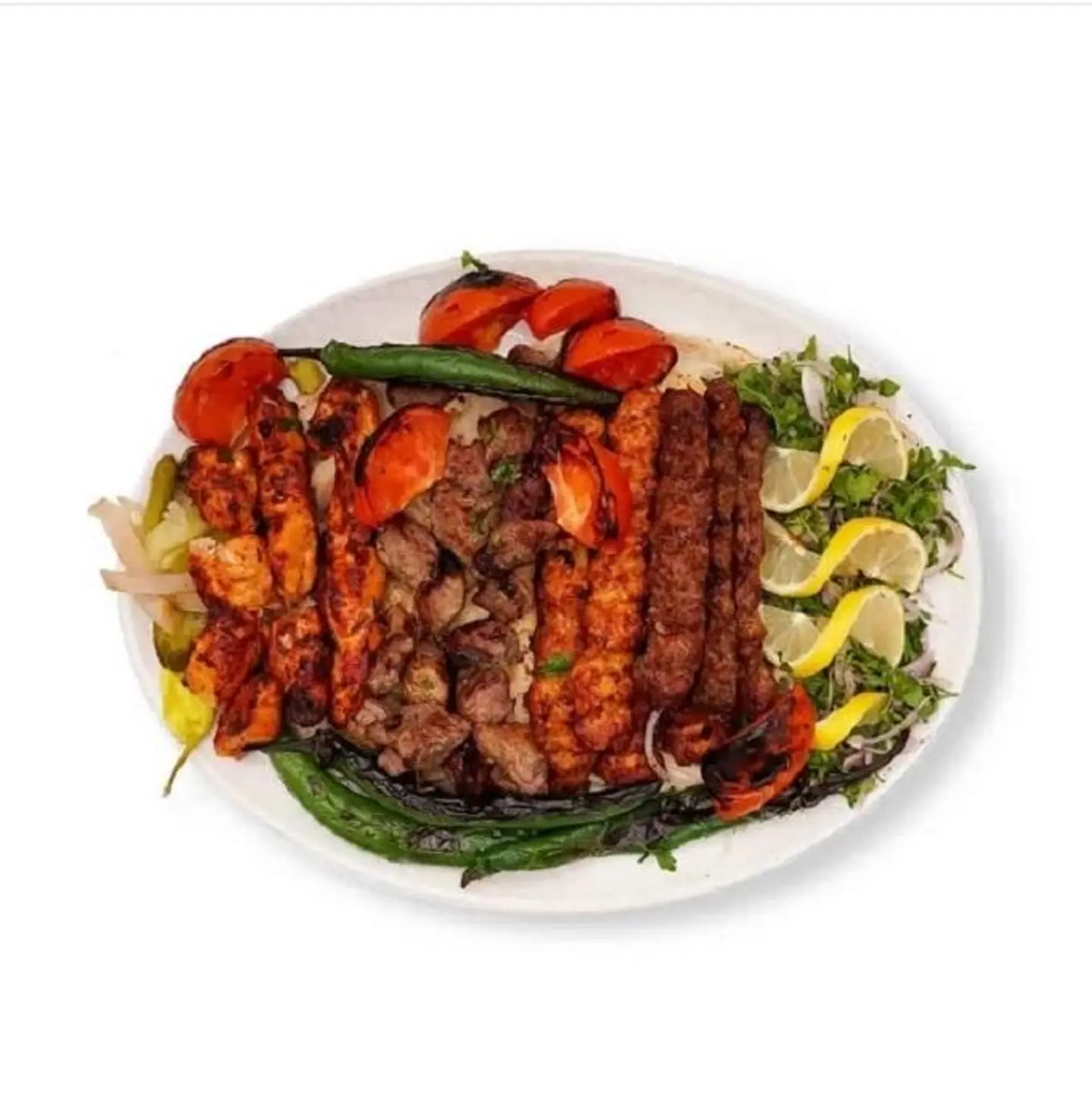 Mixed Grill Plate - 5 Skewers