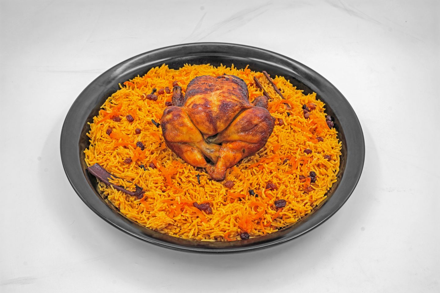 Grilled Chicken With Rice - Half A Chicken