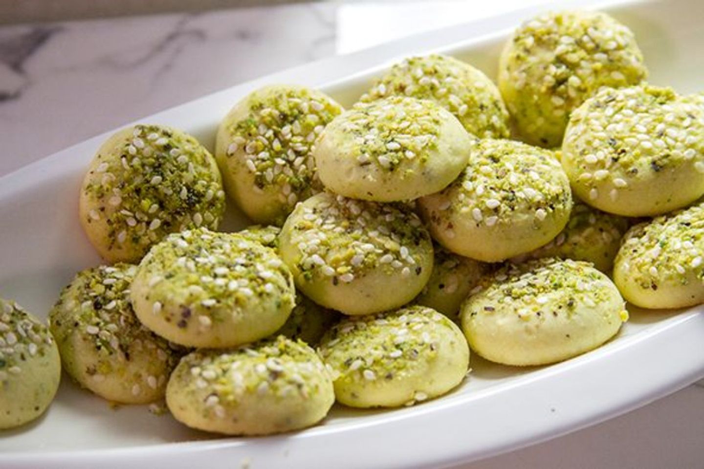 Petit Fours Pistachio And Sesame - 1 Kg