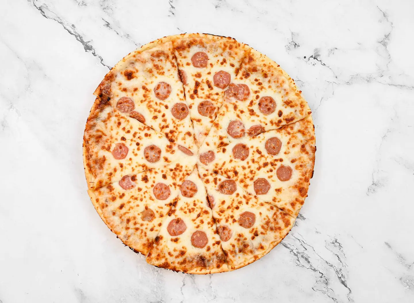 Cheese Hot Dog Pizza - Small