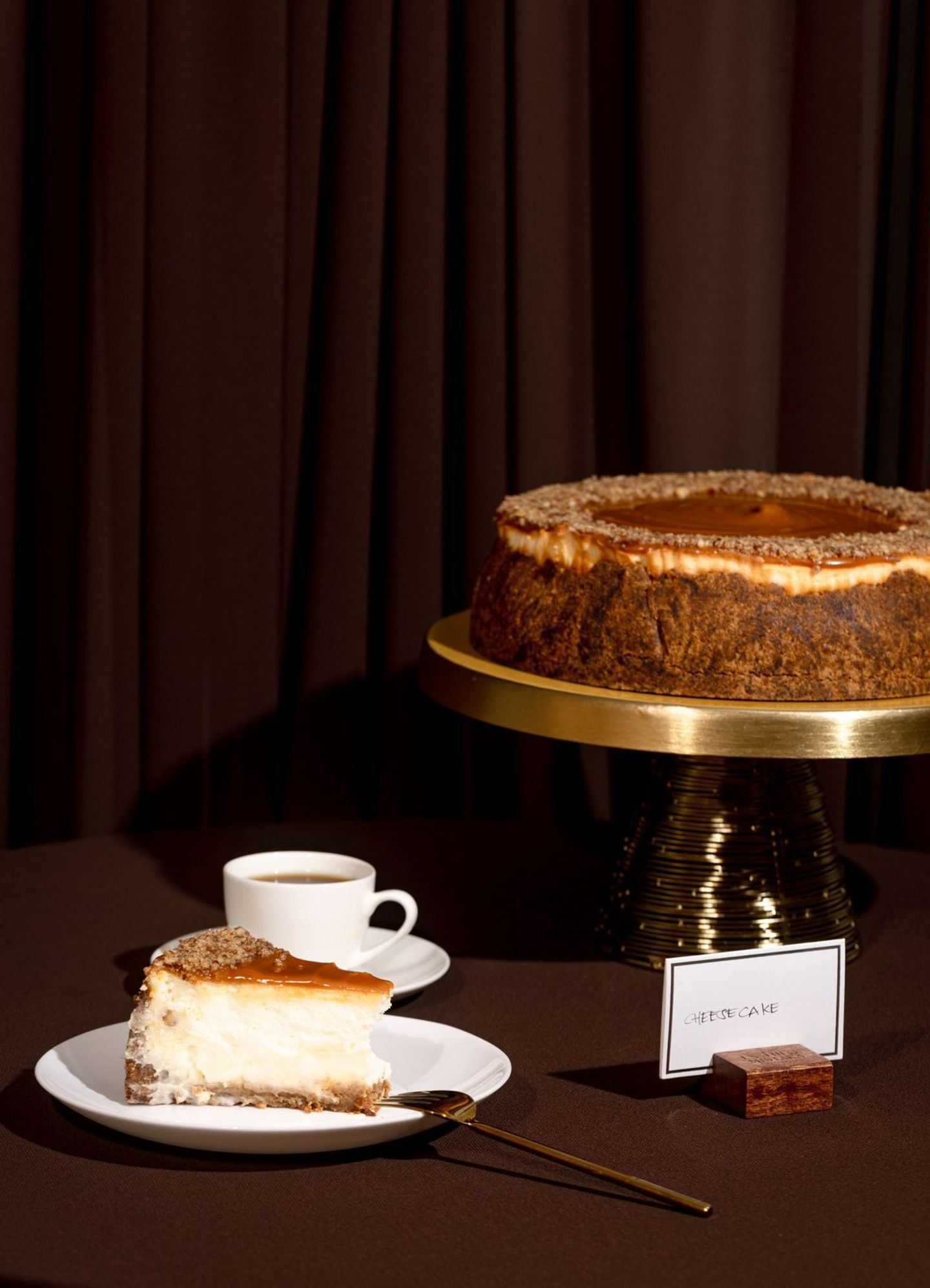 Caramel Pecan Cheesecake - Piece