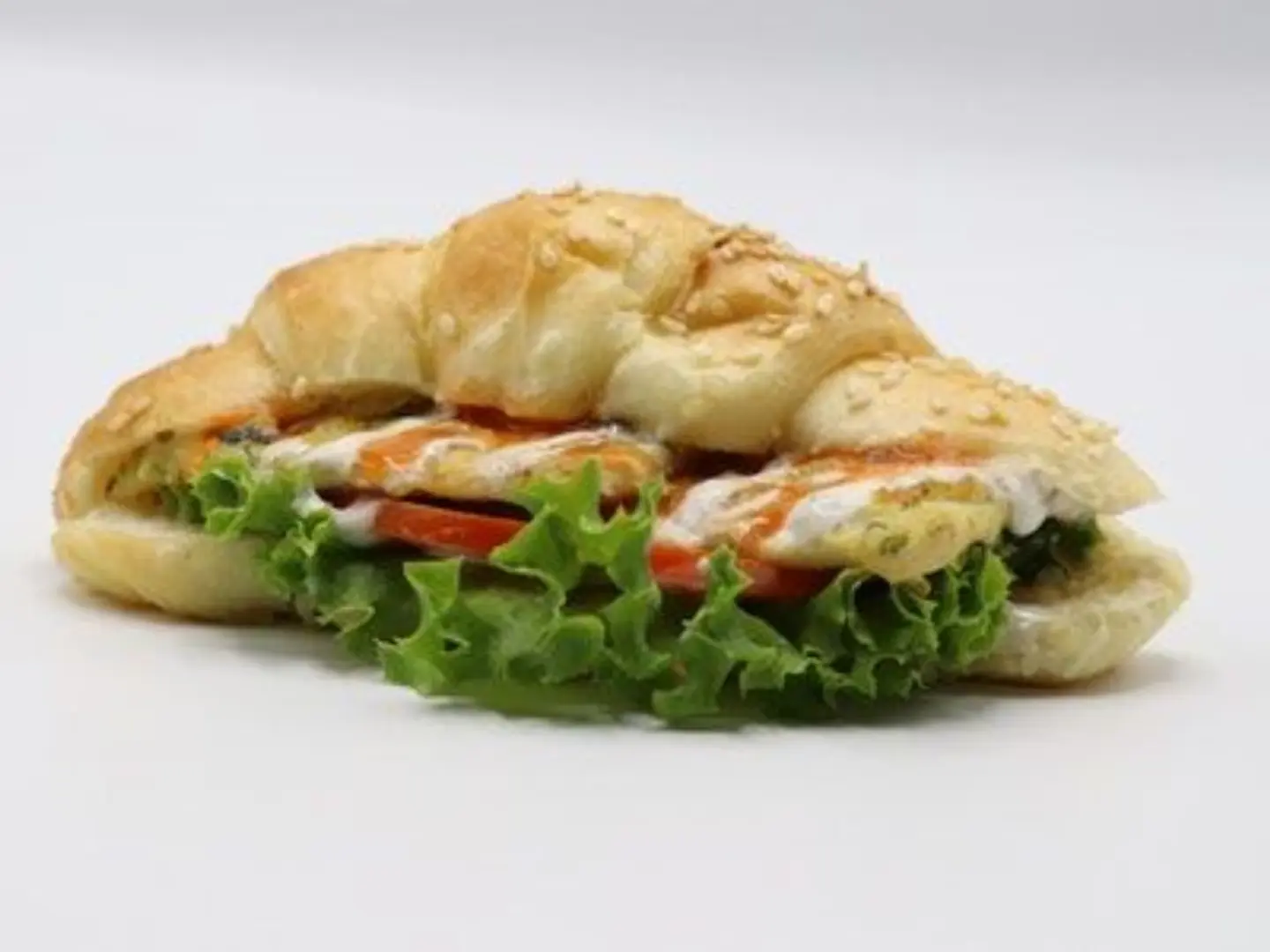 Croissant Grilled Fish Fillet Sandwich - Large