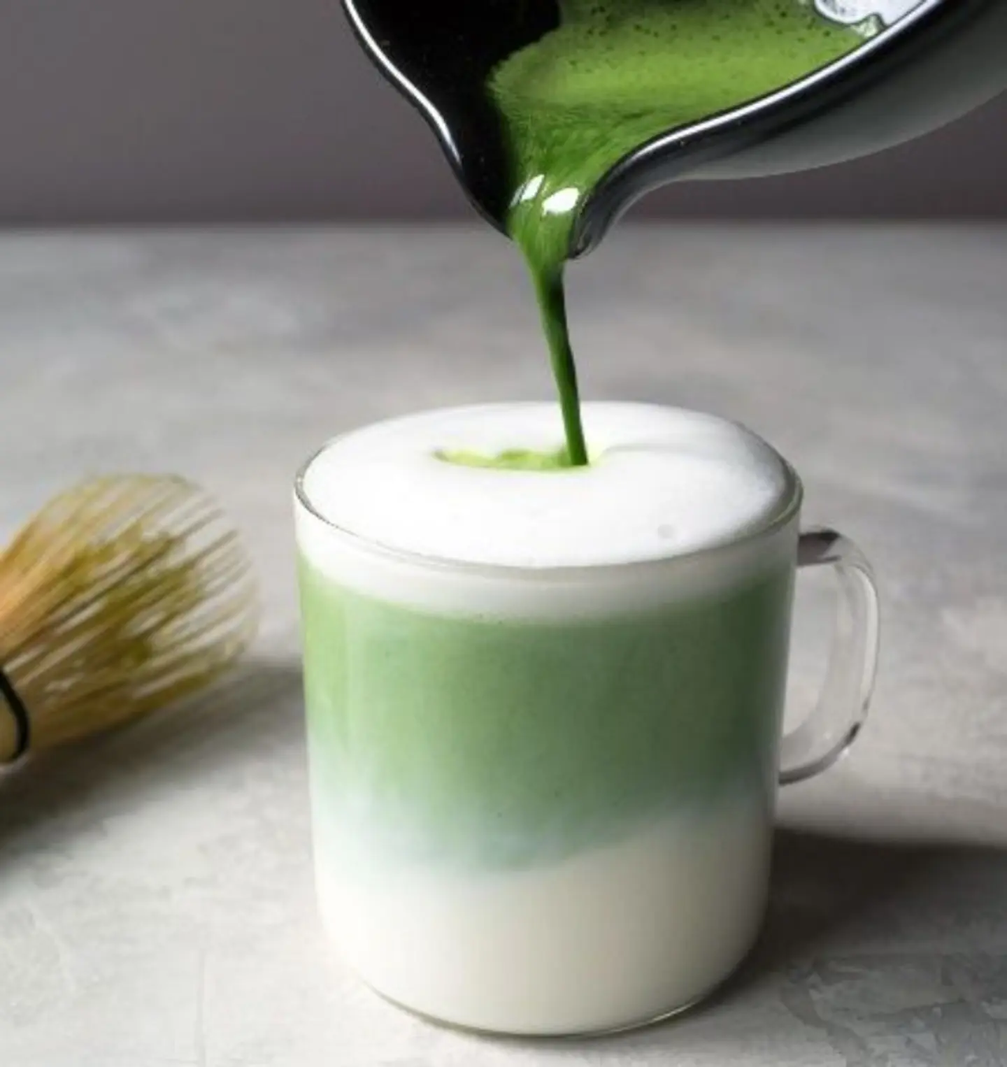 ماتشا لاتيه - وسط