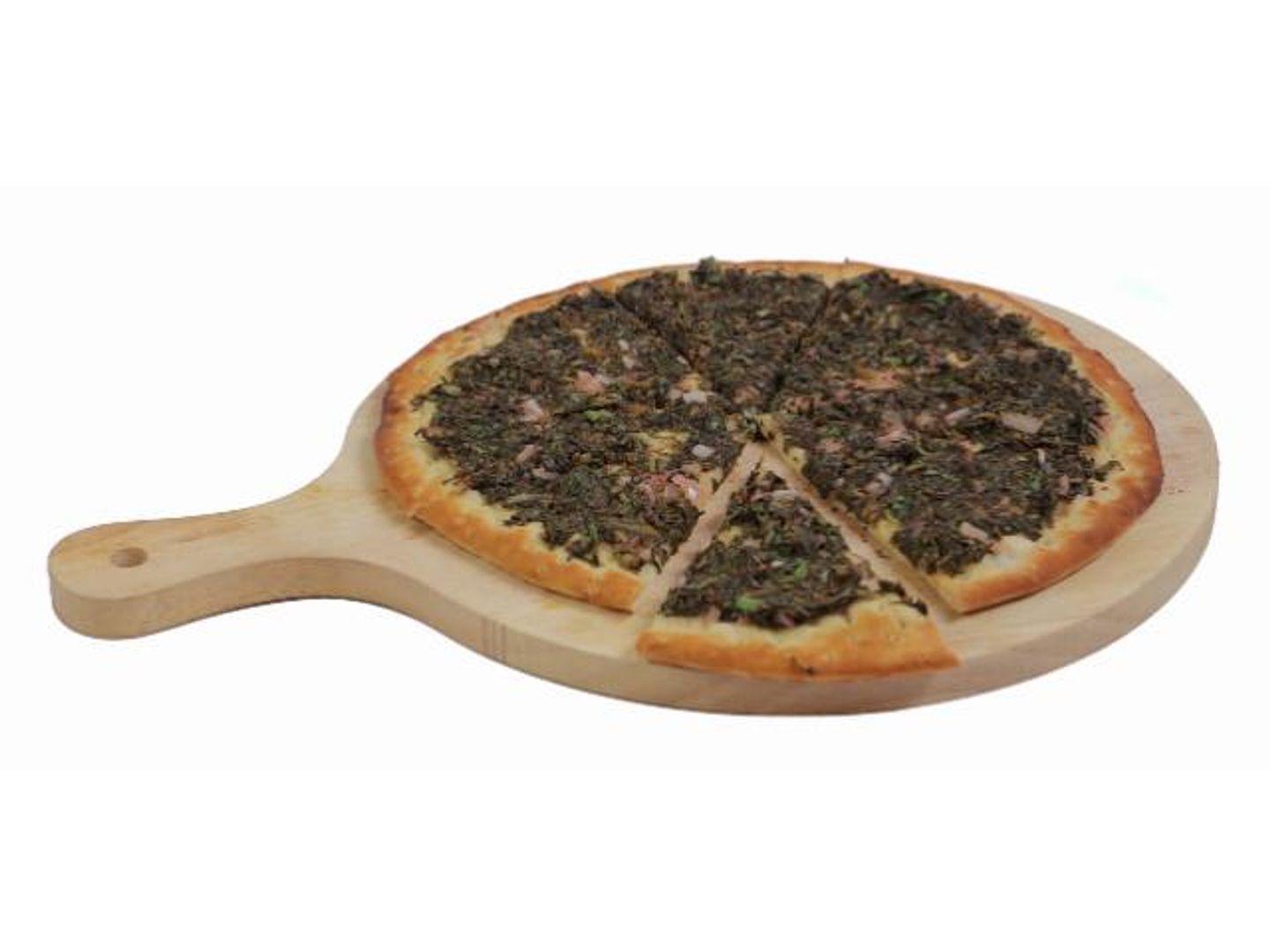 منقوشة سبانخ - عجين أبيض