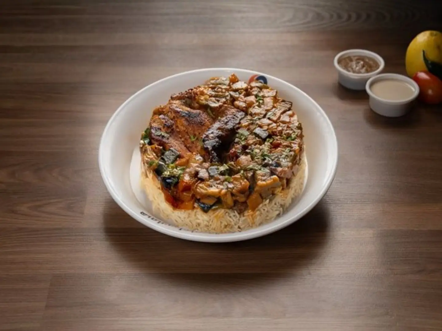 Chicken Maqluba (Mathbi) - Half Chicken