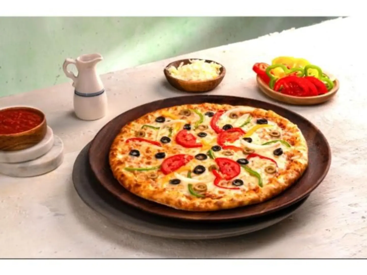 Vegetable Pizza - Small