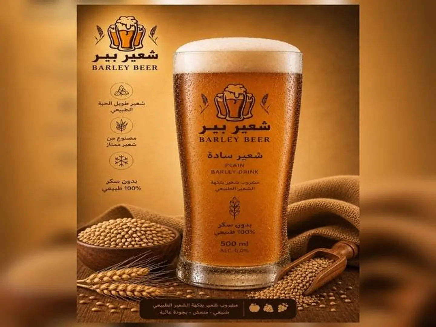 الشعير الأصلي - 0.5 لتر