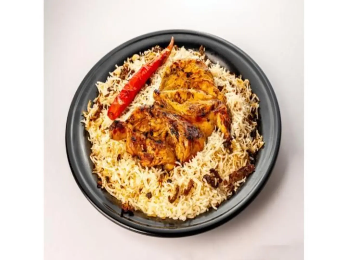 دجاج مظبي مع الارز - نص حبة دجاج