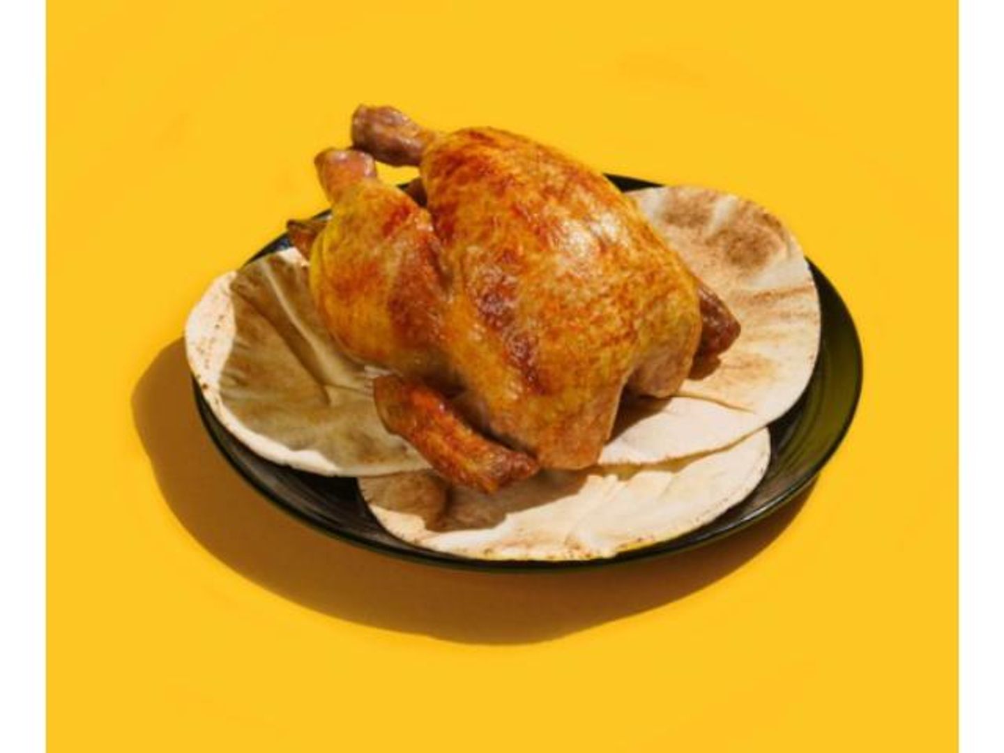 دجاج شوايه سادة - نص حبة دجاج