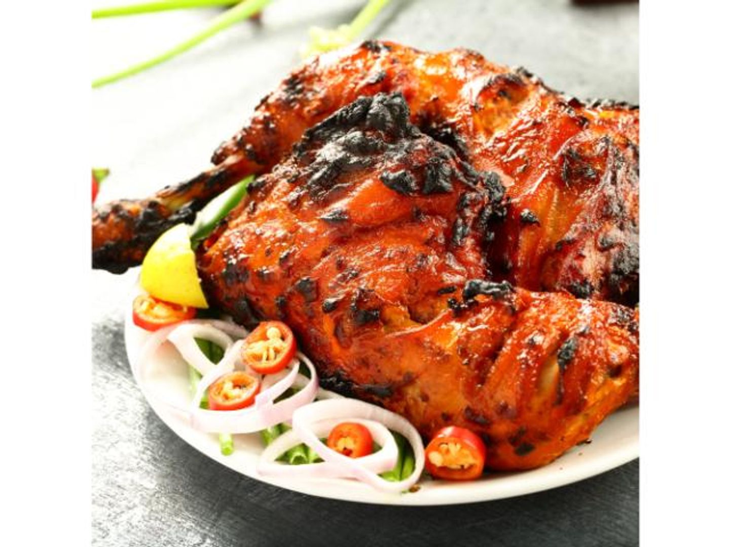 دجاج تندوري - نص حبة دجاج