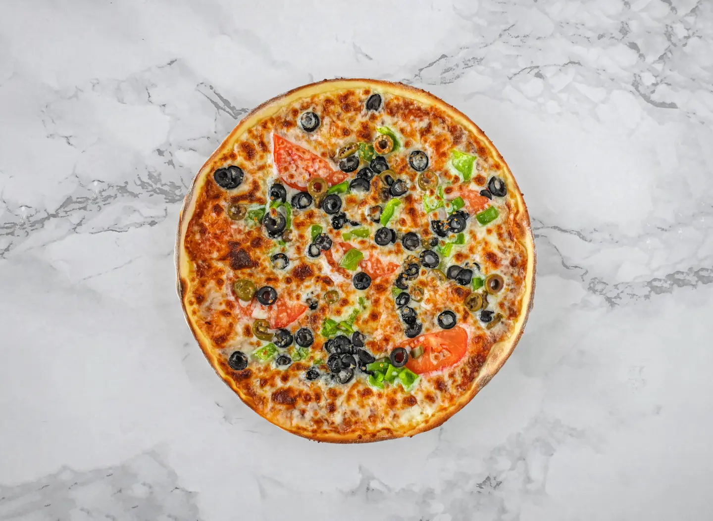 بيتزا خضار - وسط