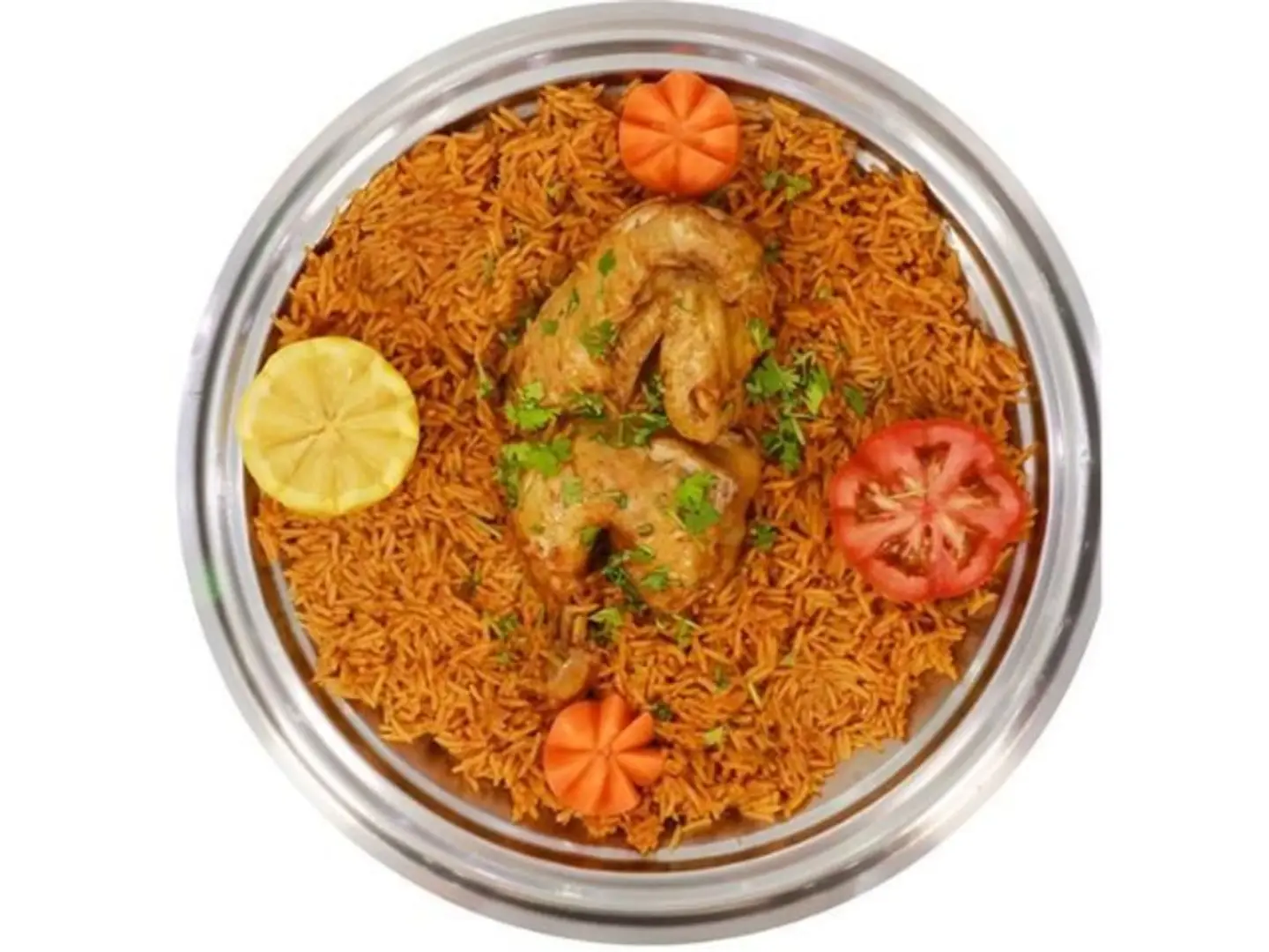 مضغوط مندي - نص حبة دجاج