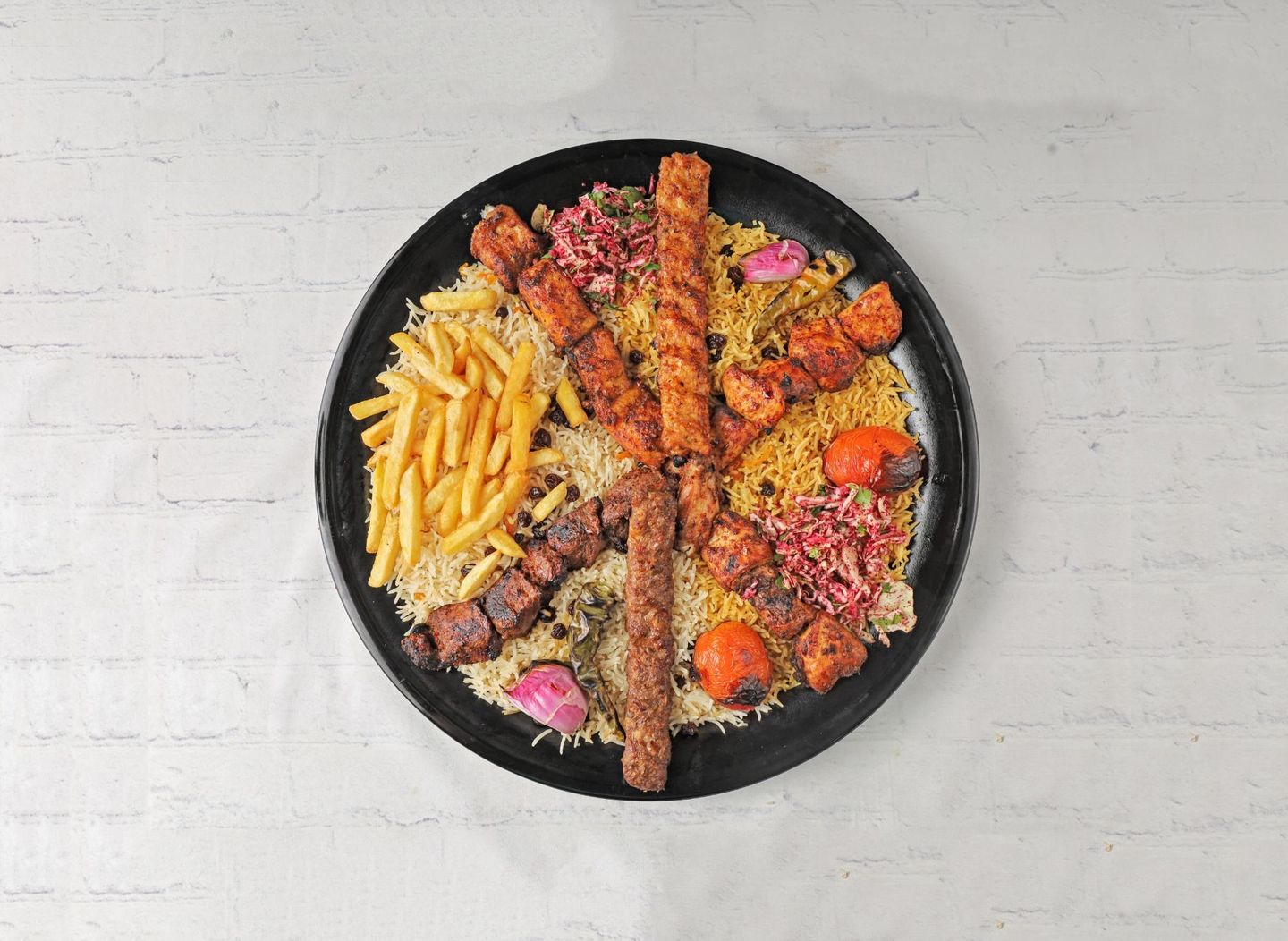 Mixed Grill With Rice - For One Person