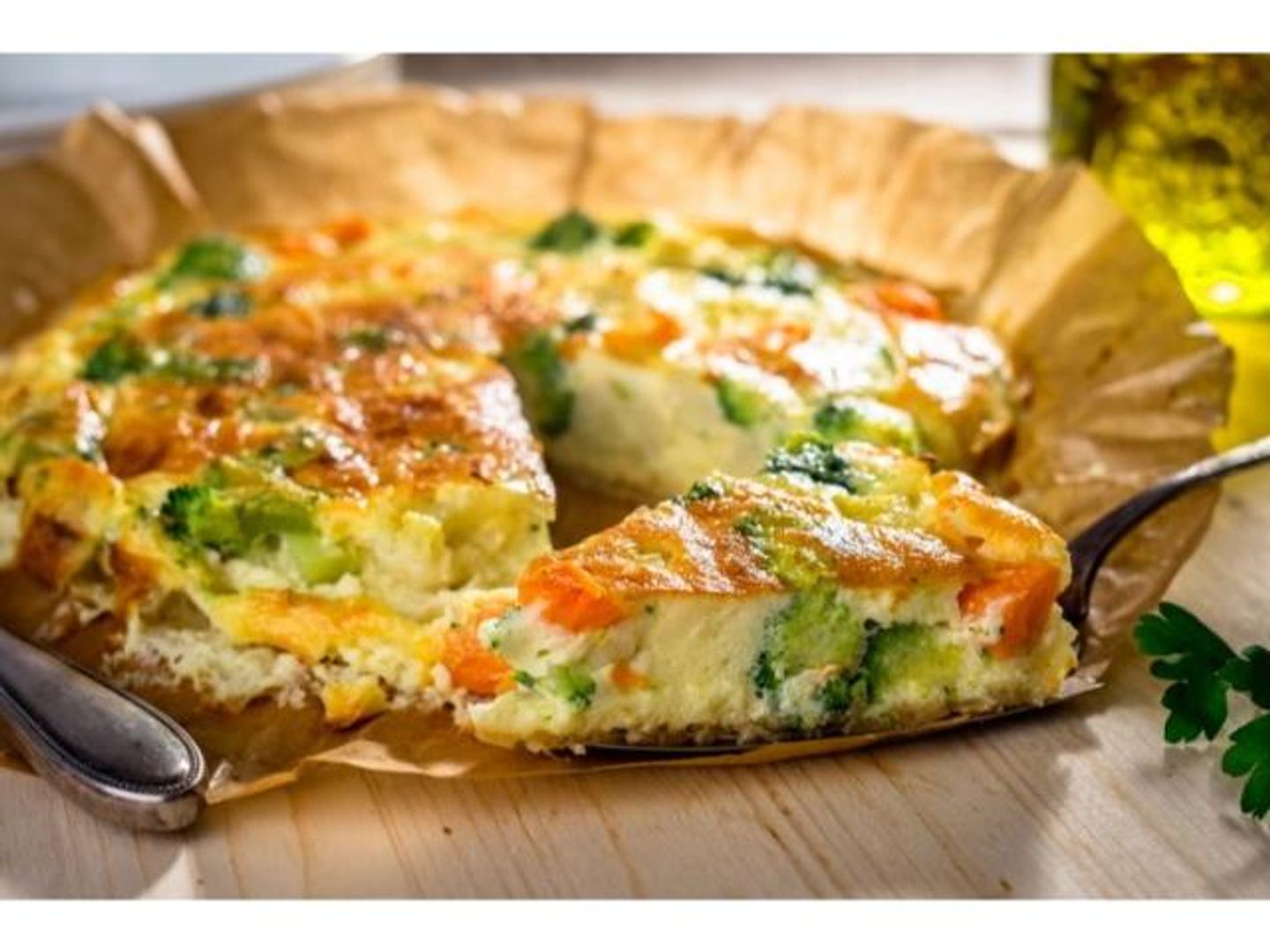 Vegetable And Egg Pie - Medium