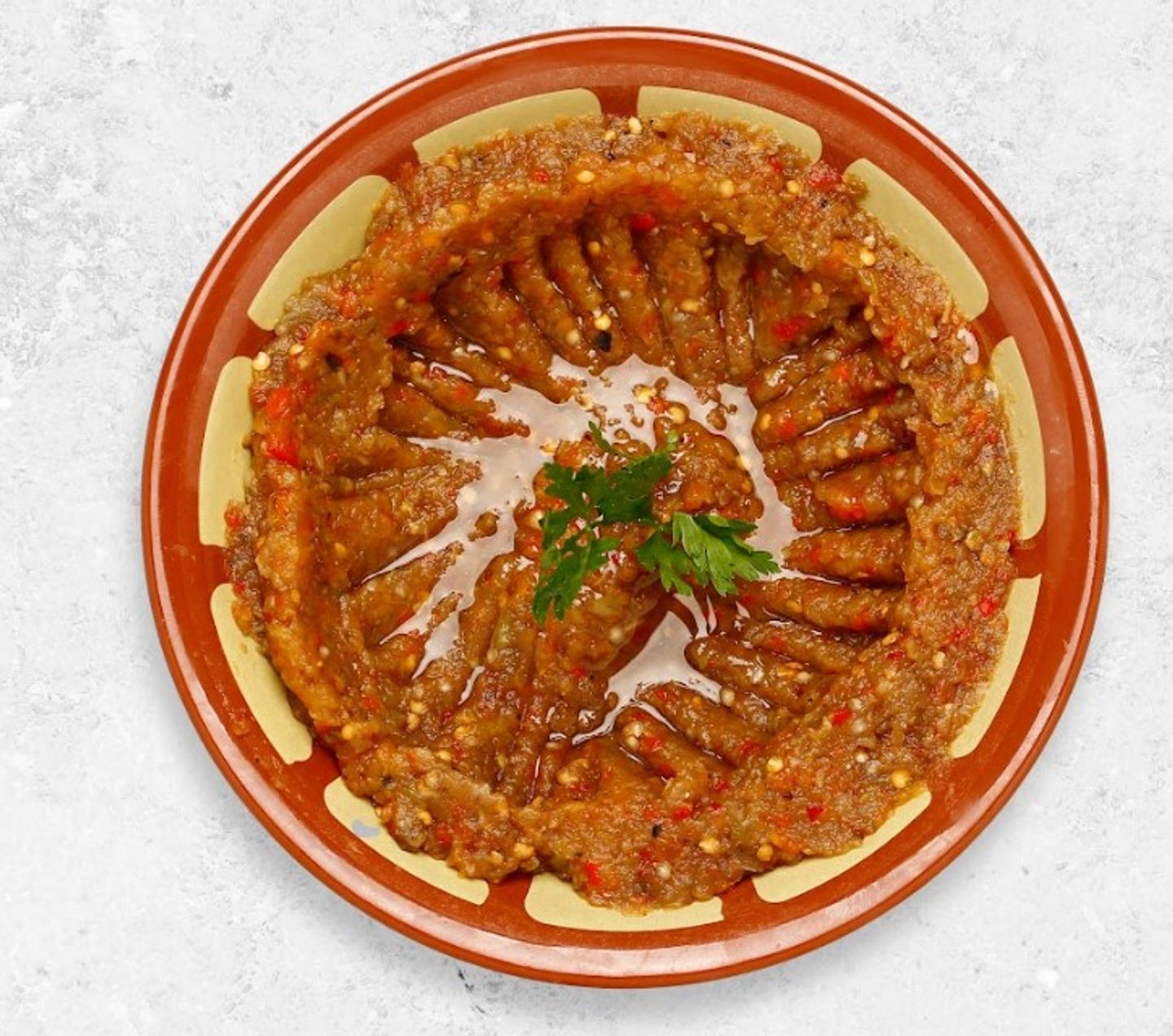 صحن بابا غنوج - صغير