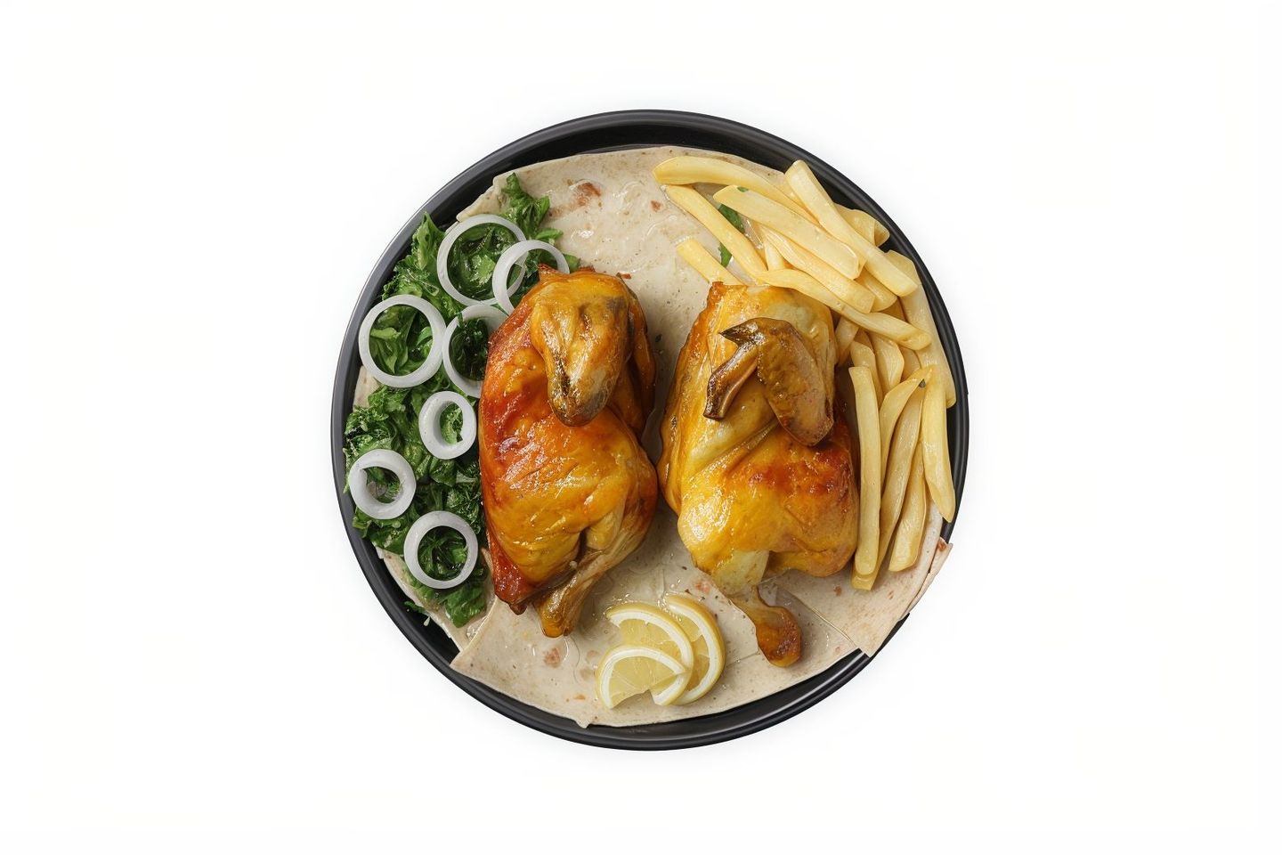 مندي سادة - نصف دجاجة