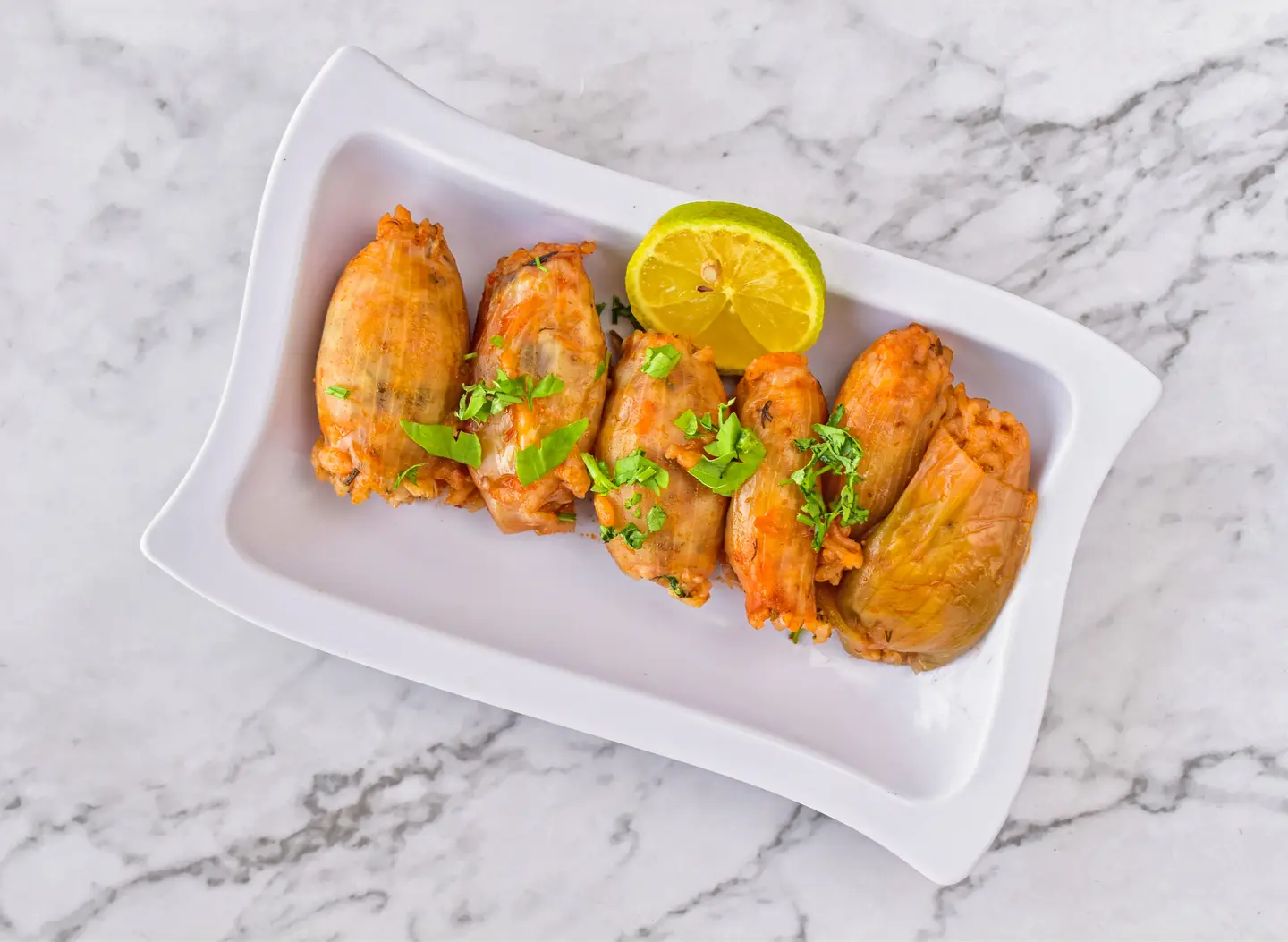 بصل محشي - بصل محشي كبير