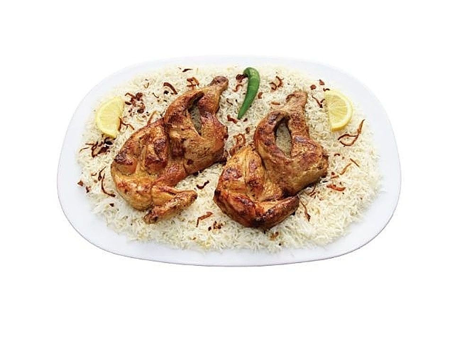 دجاج مضغوط - مع الرز